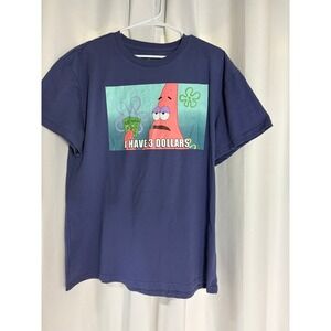 SpongeBob SquarePants Patrick Star Graphic T-Shirt Purple L MC0050